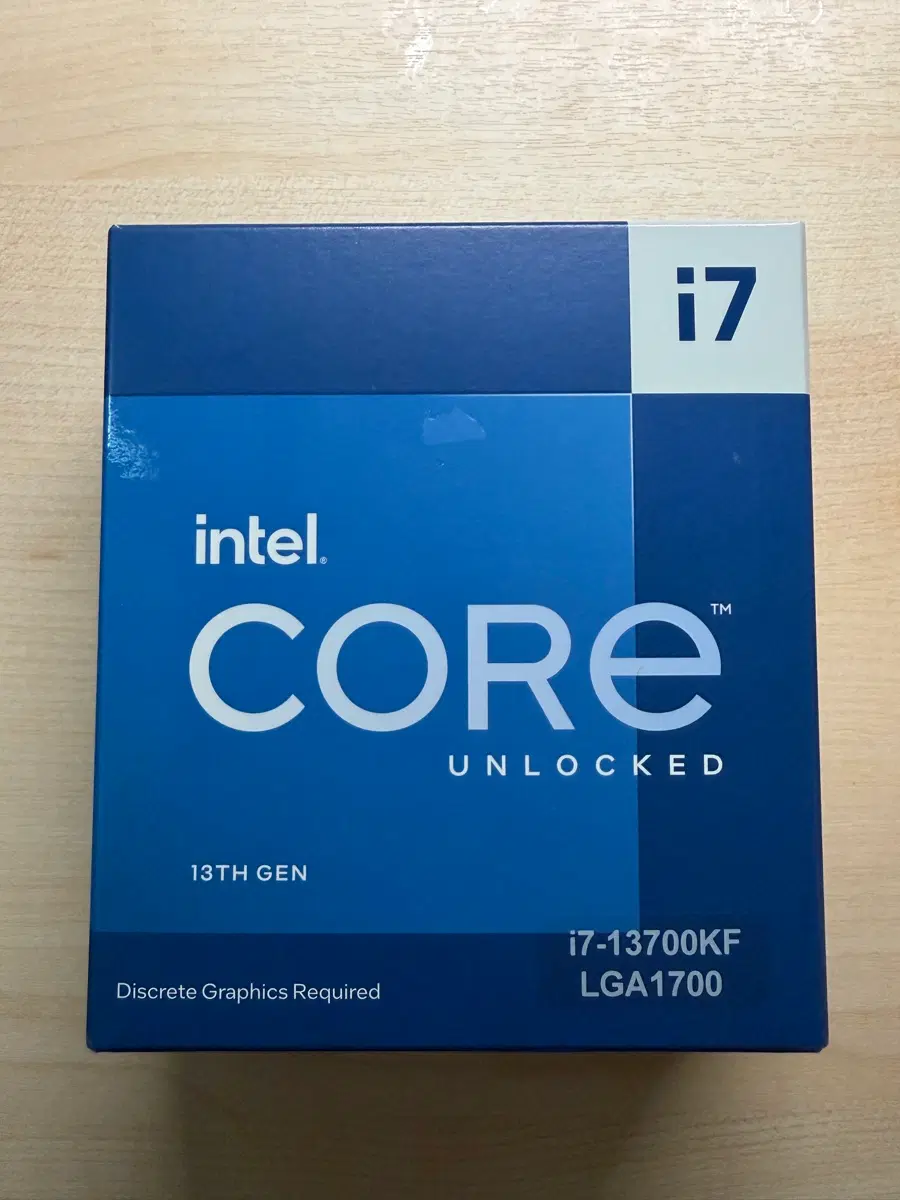 i7-13700k 미개봉 정품