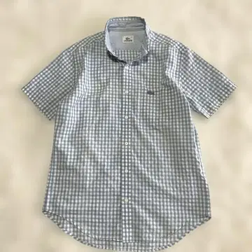 [즉시 발송] LACOSTE 라코스테 버튼 다운 셔츠 깅엄 체크 S~M