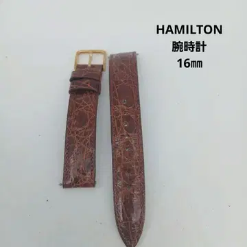 해밀턴 16mm 손목시계 가죽 벨트 브라운 남성용 여성용