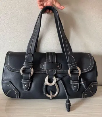 BALLY 가죽 숄더백 블랙