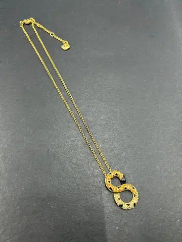263 Swarovski 스와로브스키 스네이크 목걸이 골드