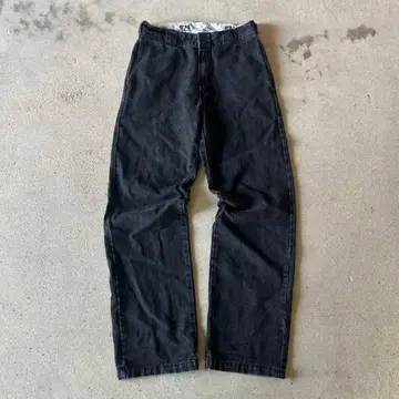 Dickies 874 블랙 데님 FJ 워크 팬츠 블랙 디키즈