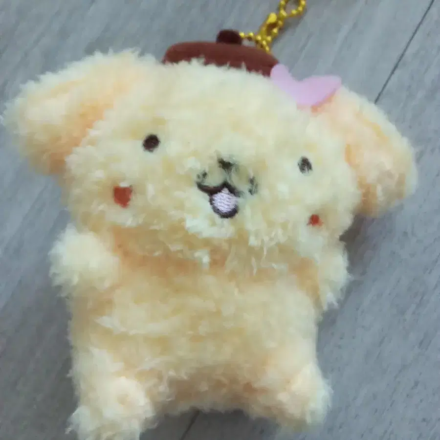 산리오 폼폼푸린 키링 큐티 8cm