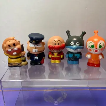 소프트 비닐 피규어 5개 호빵맨 외 2개, 레레레의 아저씨 본관 씨