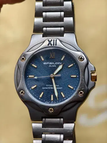SEIKO EPSILON ALBA V701-1Z20 TITANIUM 작동