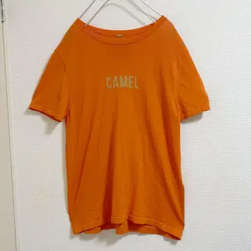 미라 오웬 상의 오렌지 camel 낙타 레어