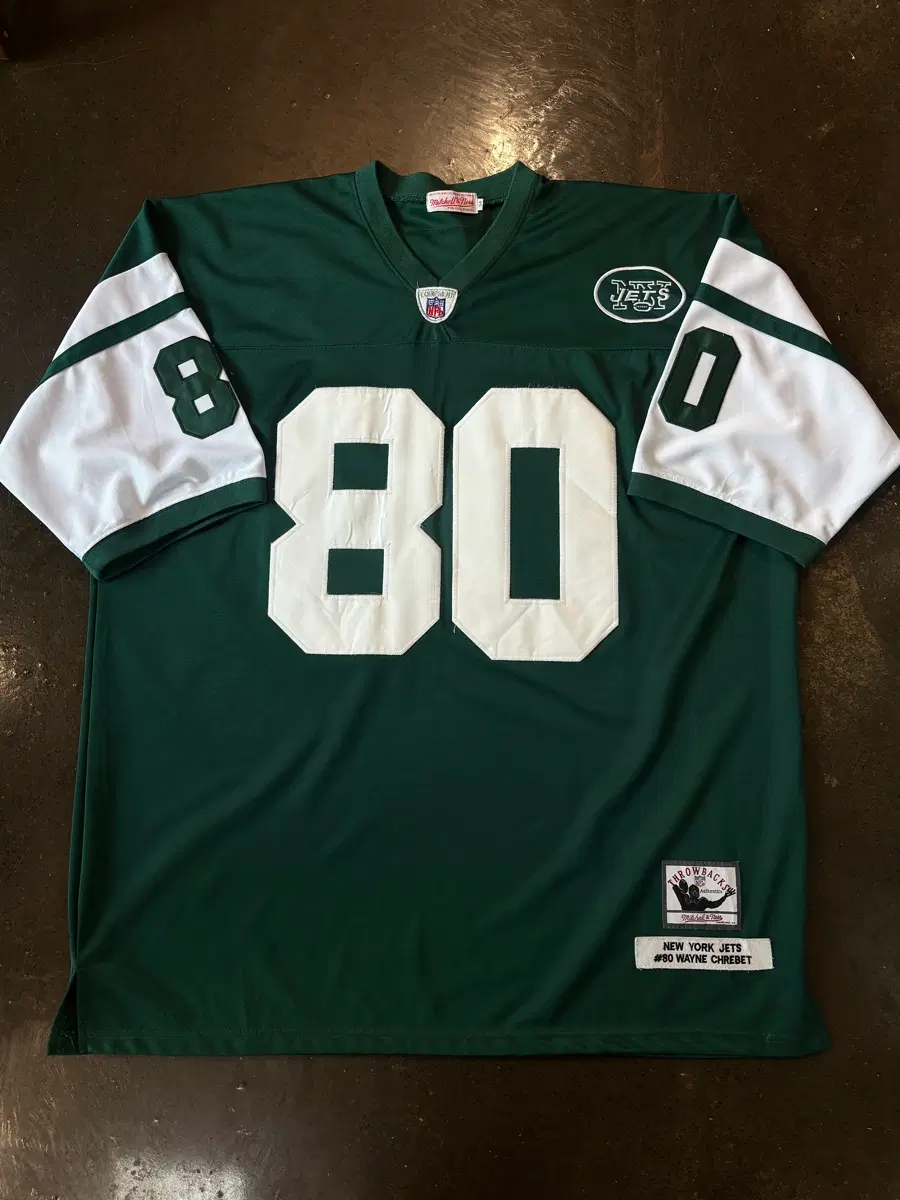 Mitchell & Ness New York Jets Wayne Chrebet #80 Throwback Jersey