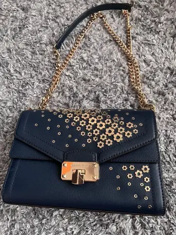 MICHAEL KORS 숄더백 네이비 꽃무늬