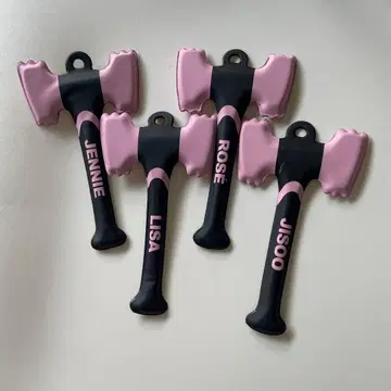 BLACKPINK 응원봉 키링 4개 세트