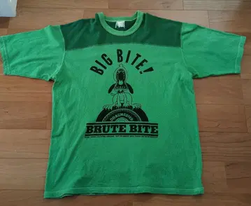 프리휠러스 BIG BITE 티셔츠 그린 L 부트 레거스