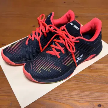 YONEX SONICAGE2 테니스화 24cm 블랙 오렌지