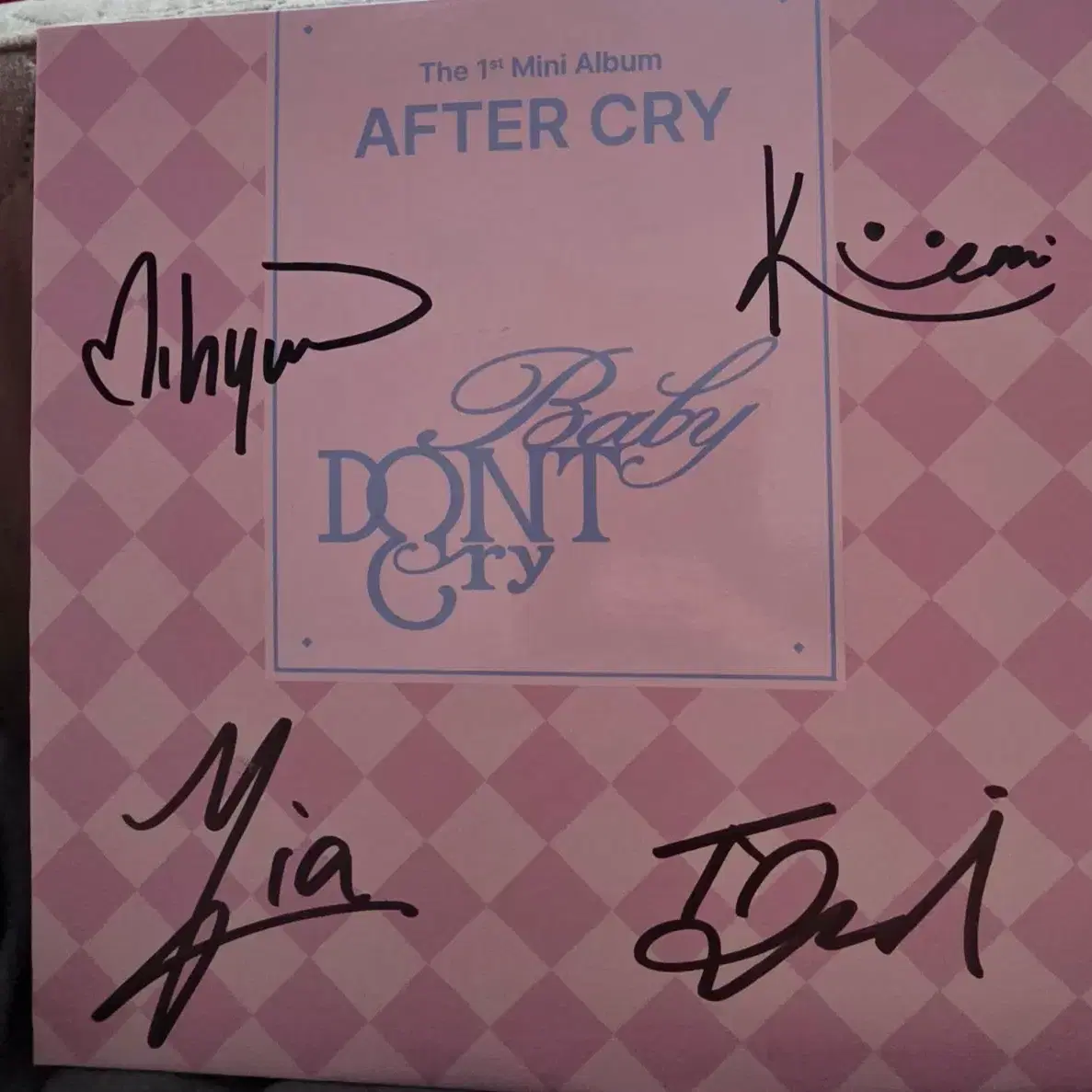 Baby Dont Cry Bedonk Beni broadcast photocard unreleased photocard