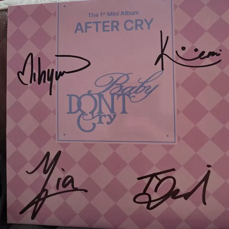 베이비돈크라이 Baby DONT Cry 미니 1집 비매 싸인 앨범