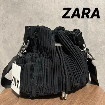 ZARA 자라 플리츠 복조리 백