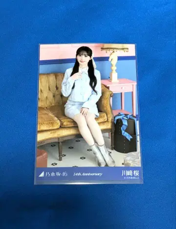 노기자카46 카와사키 사쿠라 14주년 기념 1종 레어 앉은 모습