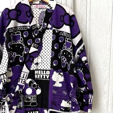 [ 새상품급 ] HELLO KITTY 키티 진베이 y2k 헤이세이 갸루 퍼플