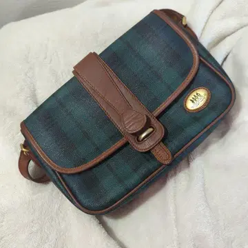 WORLD POLO 숄더백 체크 무늬 폴로 랄프 로렌