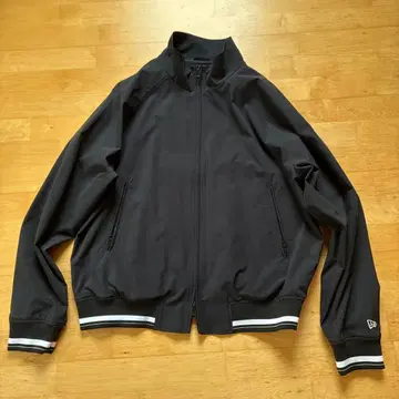 NEW ERA 트랙 자켓 블랙 L