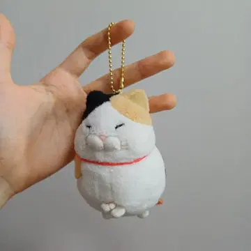 ヒゲマンジュ猫人形キーリングアミューズ
