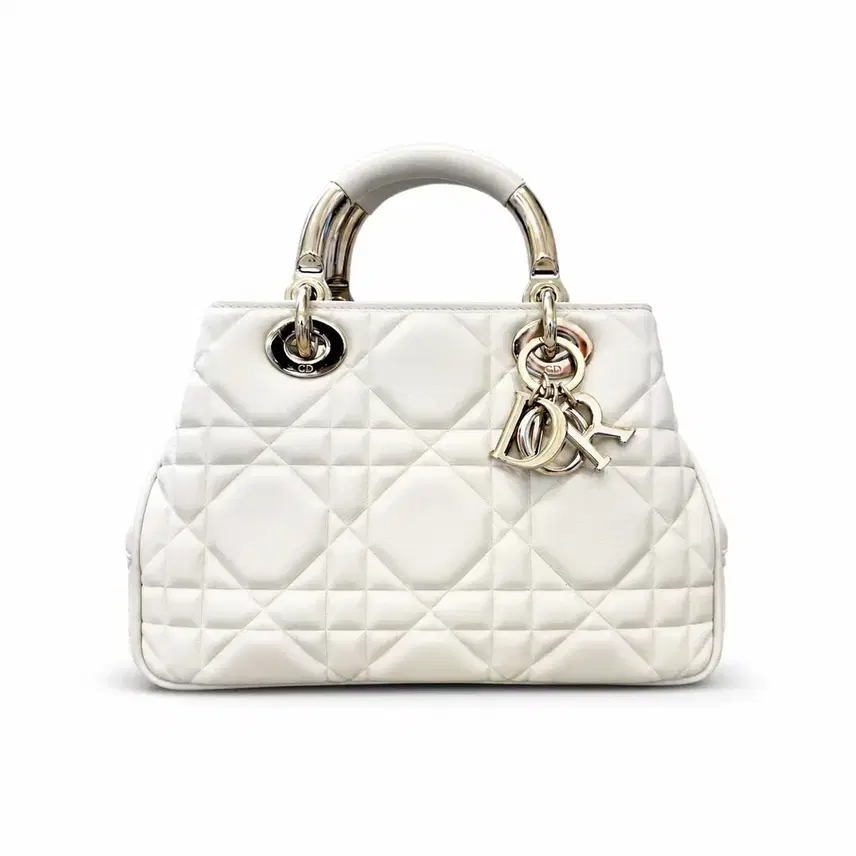 디올 (미사용품) DIOR 레이디 95.22 스몰 토트백 숄더백 크로스백 2way LATTE M0697OVJX M030 사진 1