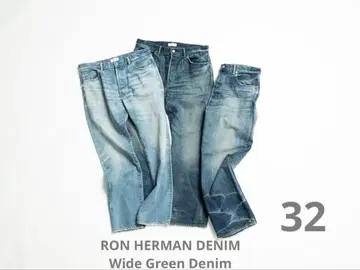 25-26 RON HERMAN DENIM Wide Green Denim
