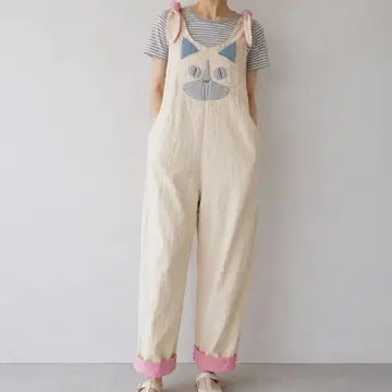 레어 HIKOSEN CARA 비행선 고양이 살로펫 올인원 레트로