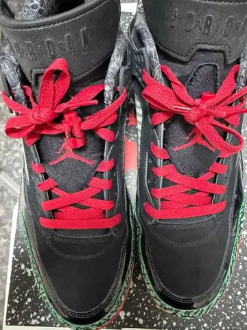 조던 스파이직 블랙 레드 그린 31cm