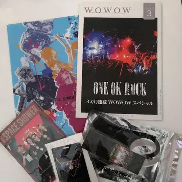 ONE OK ROCK WOWOW 책자 월간 스페셜 파일 라이브 굿즈 등