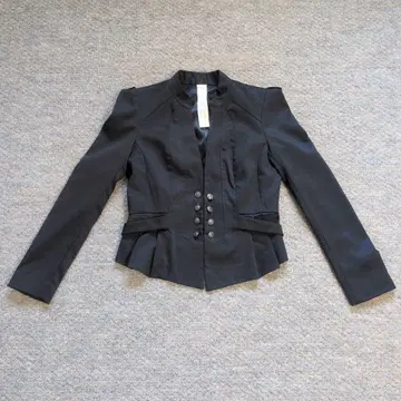 MURUA 노카라 자켓 블랙