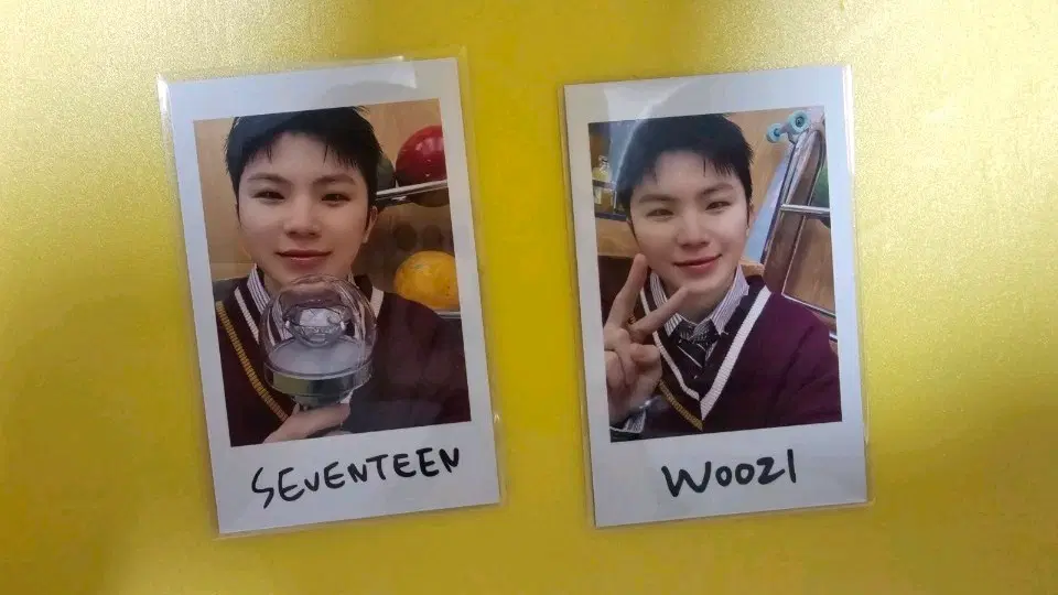 세븐틴 우지 일본 홀리데이 인스턴트 포카