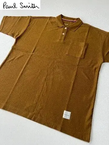 Paul smith 폴스미스 버튼 다운 피케 셔츠 브라운 M 사이즈