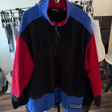 EBTEK Eddie Bauer 플리스 하프 지퍼