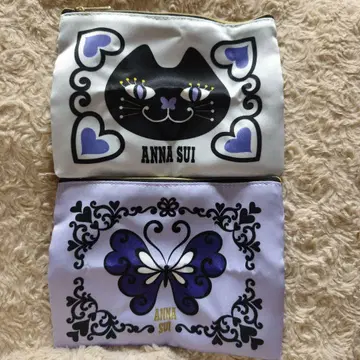 ANNA SUI 지퍼 스퀘어 파우치