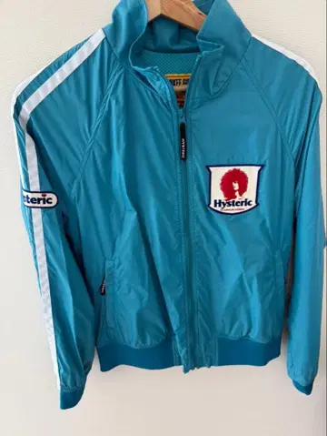 HYSTERIC GLAMOUR 나일론 자켓 라이트 블루