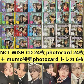NCT WISH CD 24장 트레이딩 카드 24장 + mumo 트레이딩 카드 6장 세트
