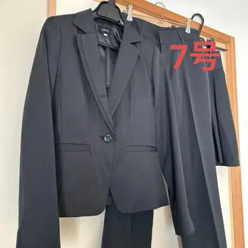 여성용 팬츠 수트 셋업 스트라이프