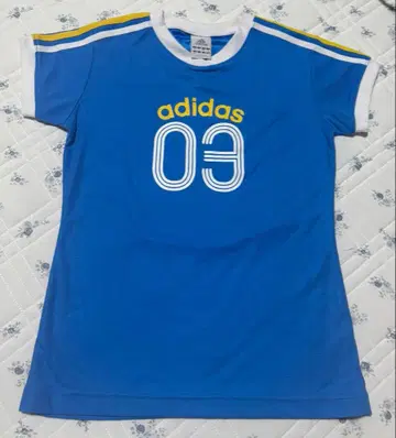 adidas 블루 반팔 T셔츠 L