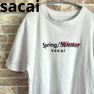 sacai 사카이 19SS 로고 T셔츠 사이즈 2