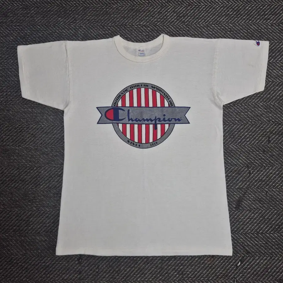 [XL]90s US Made 챔피온 로고 티셔츠-A477