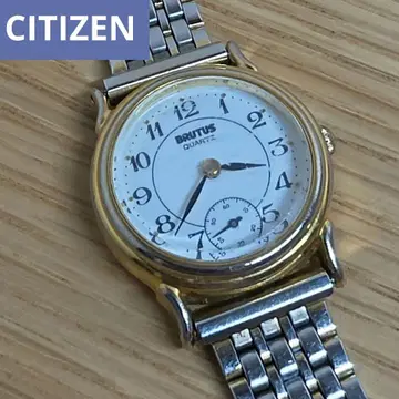 CITIZEN 베가 블루투스 빈티지 손목시계 화이트 다이얼 작동품