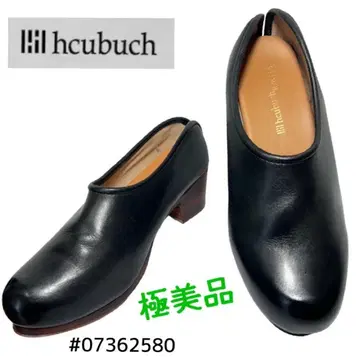 hcubuch 후부 조개 모양 가죽 클로그 샌들 36