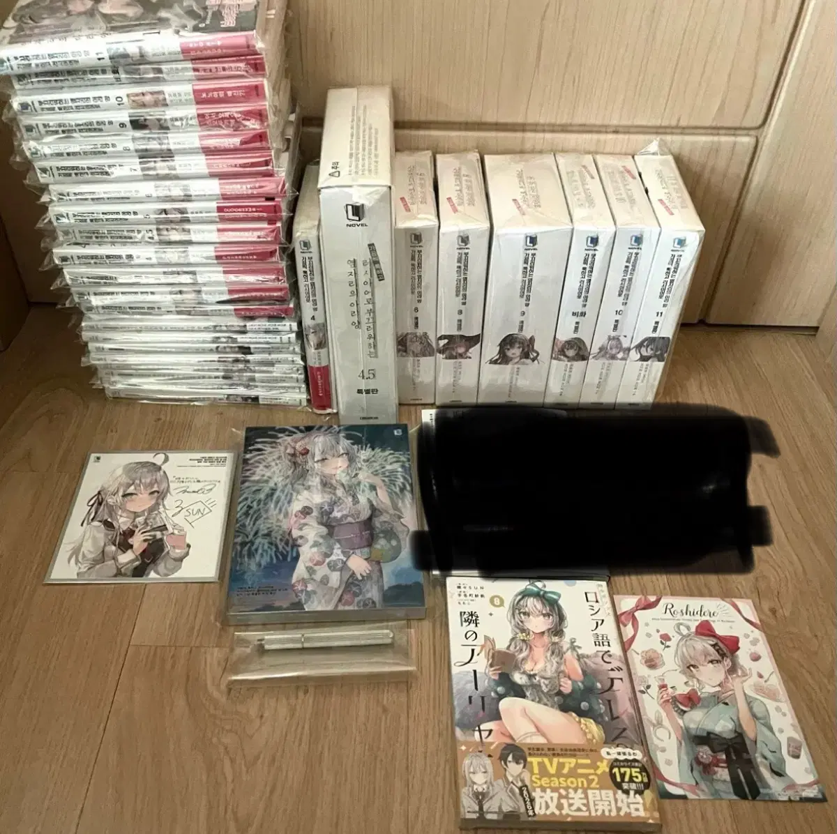 러시부끄 올초판 올미개봉 가끔씩 툭하고 러시아어로 부끄러워하는 옆자리의 아랴 양 팜 로시데레