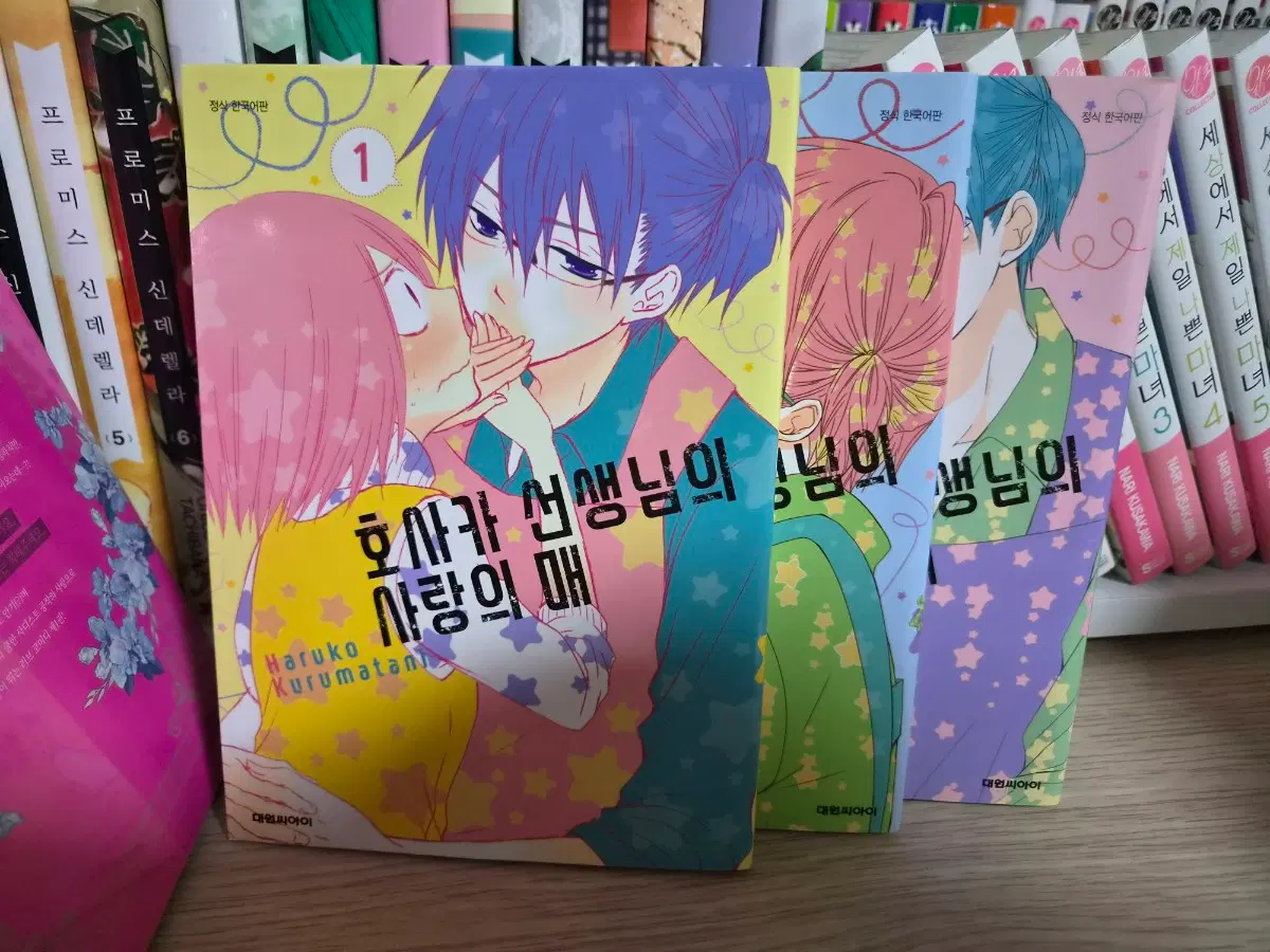 호사카 선생님의 사랑의 매 1~3권 완결 순정만화