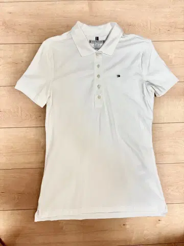 TOMMY HILFIGER 피케 셔츠 반팔 화이트