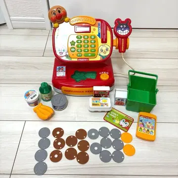 에코 메루카리 편 가격 피피! 쇼핑하자! 호빵맨 계산대 소꿉놀이