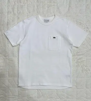 LACOSTE 엠보싱 가공 반팔 T셔츠 새상품급 US M