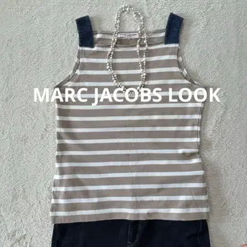 [ MARC JACOBS LOOK ] 탱크탑 어깨 데님 숏 보더