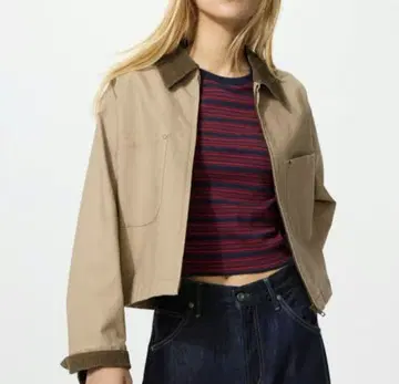 UNIQLO 집업 숏 자켓