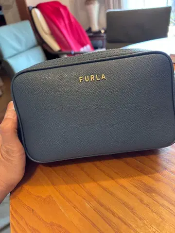 [ FURLA ] 숄더백 라이트 블루 여성용 카드 홀더 포함 스몰