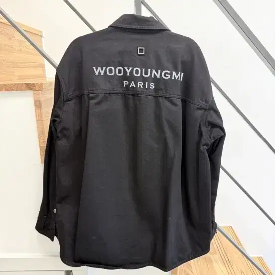 우영미 셔츠 자켓 블랙